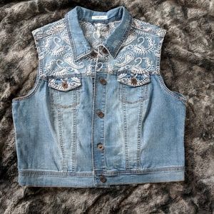 Denim vest